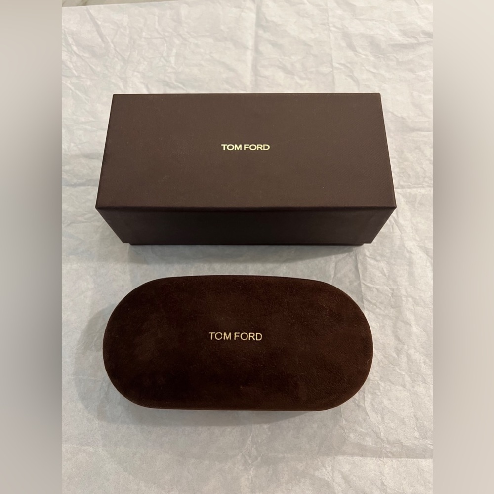 Tom Ford Glasses Case with Box and Lens Cloth